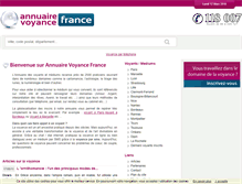 Tablet Screenshot of annuaire-voyance-france.com